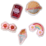 Crocs Retro Summer Jibbitz Charms - 5 Pack