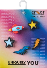 Crocs Rex & Rockets Jibbitz Charms - 5 Pack