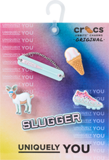 Crocs Neon Drip Baseball Jibbitz Charms - 5 Pack