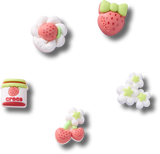 Crocs Tiny Strawberries Jibbitz Charms - 5 Pack
