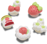 Crocs Tiny Strawberries Jibbitz Charms - 5 Pack