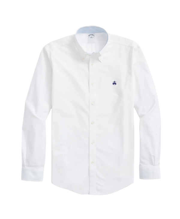 Brooks Brothers Mens Sport Fit Stretch Non-Iron Oxford Button-Down Collar Shirt