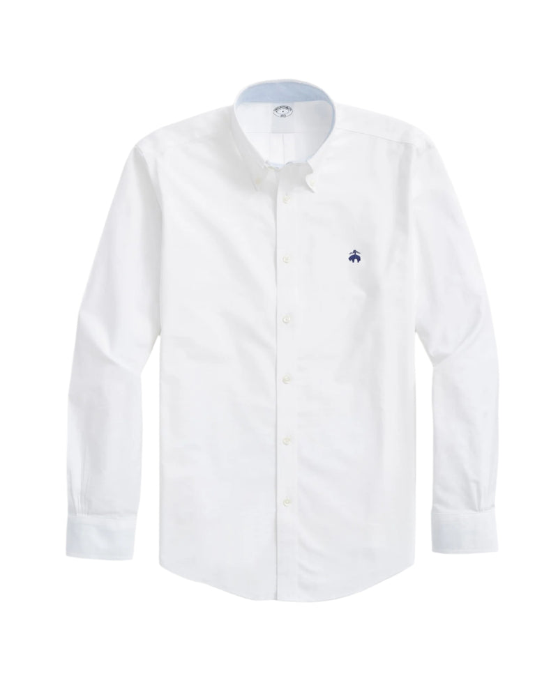 Brooks Brothers Mens Sport Fit Stretch Non-Iron Oxford Button-Down Collar Shirt