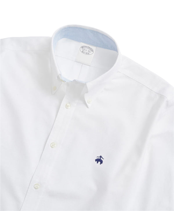 Brooks Brothers Mens Sport Fit Stretch Non-Iron Oxford Button-Down Collar Shirt
