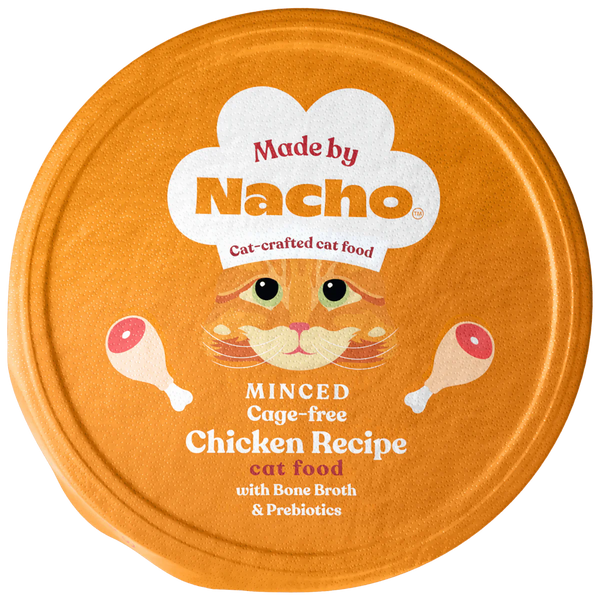 Made By Nacho Minced Chicken in Bone Broth Cat Food - 2.5 oz.