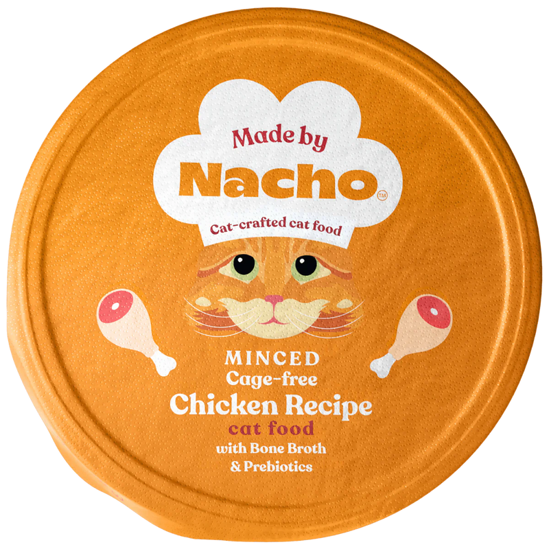 Made By Nacho Minced Chicken in Bone Broth Cat Food - 2.5 oz.