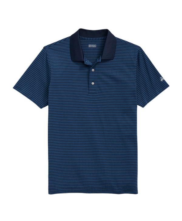 Brooks Brothers Mens Perf Short Sleeve Polo Shirt