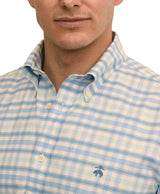 Brooks Brothers Mens Stretch Non-Iron Oxford Button-Down Collar Polo Shirt