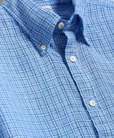Brooks Brothers Mens Linen Short Sleeve Button Down Shirt