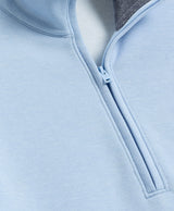 Brooks Brothers Cotton Blend Pique Quarter-Zip Pullover Shirt