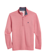 Brooks Brothers Cotton Blend Pique Quarter-Zip Pullover Shirt