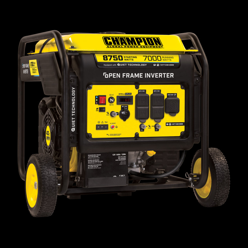 Champion Power Equipment 8750-Watt Open Frame Inverter with Electric Start