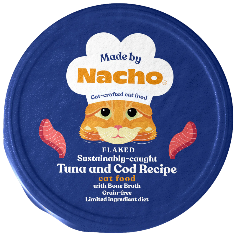 Made By Nacho Grain-Free Flaked Tuna Cup Cat Food - 2.5 oz.