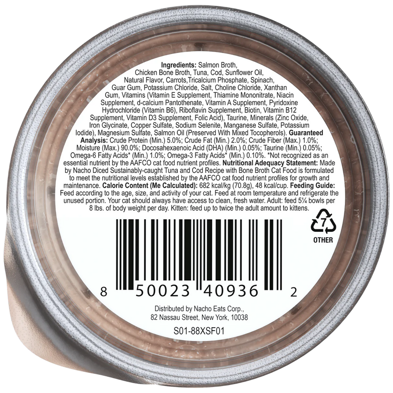 Made By Nacho Grain-Free Flaked Tuna Cup Cat Food - 2.5 oz.
