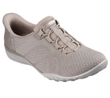 Skechers Womens Slip-Ins: Breathe-Easy Knitty Waves Slip-On Shoes