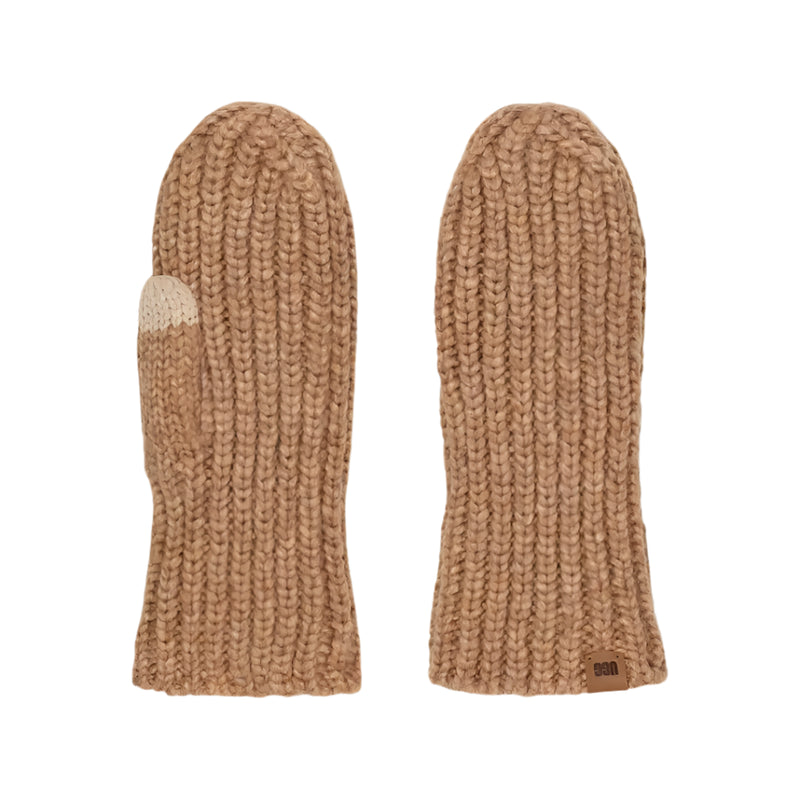 UGG Womens Chunky Rib Mittens