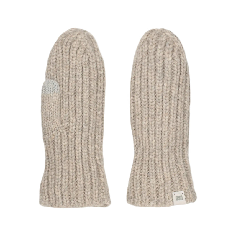UGG Womens Chunky Rib Mittens