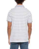 Brooks Brothers Mens Slim Fit Stripe Cotton Piqué Polo Shirt