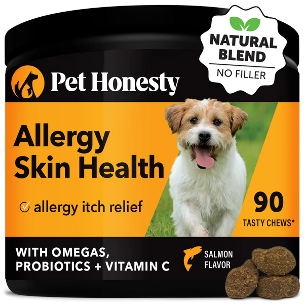 Pet Honesty Allergy Skin Health Chews For Dogs - Salmon Flavor - 9.5 oz.