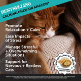 Pet Honesty Calming Supplement Chews For Cats - Chicken Flavor - 3.7 oz.