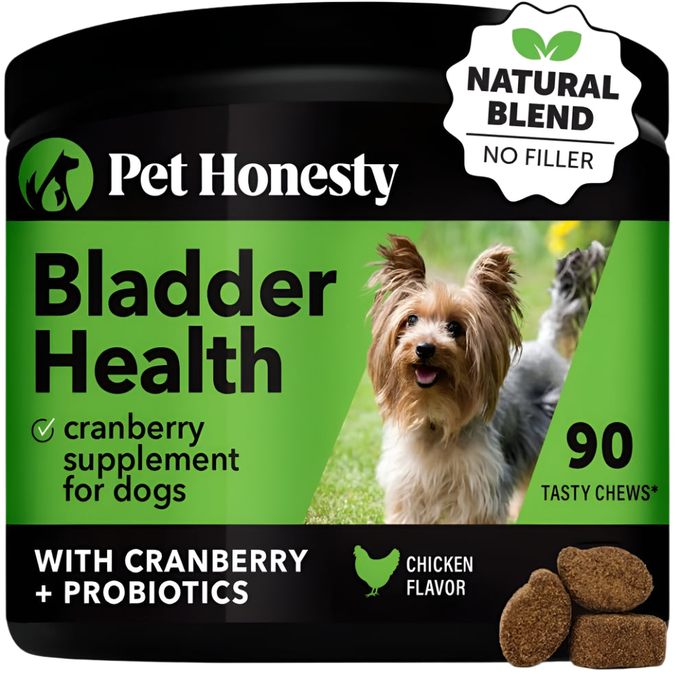 Pet Honesty Bladder Health Cranberry Chews For Dogs - Chicken Flavor - 9.5 oz.