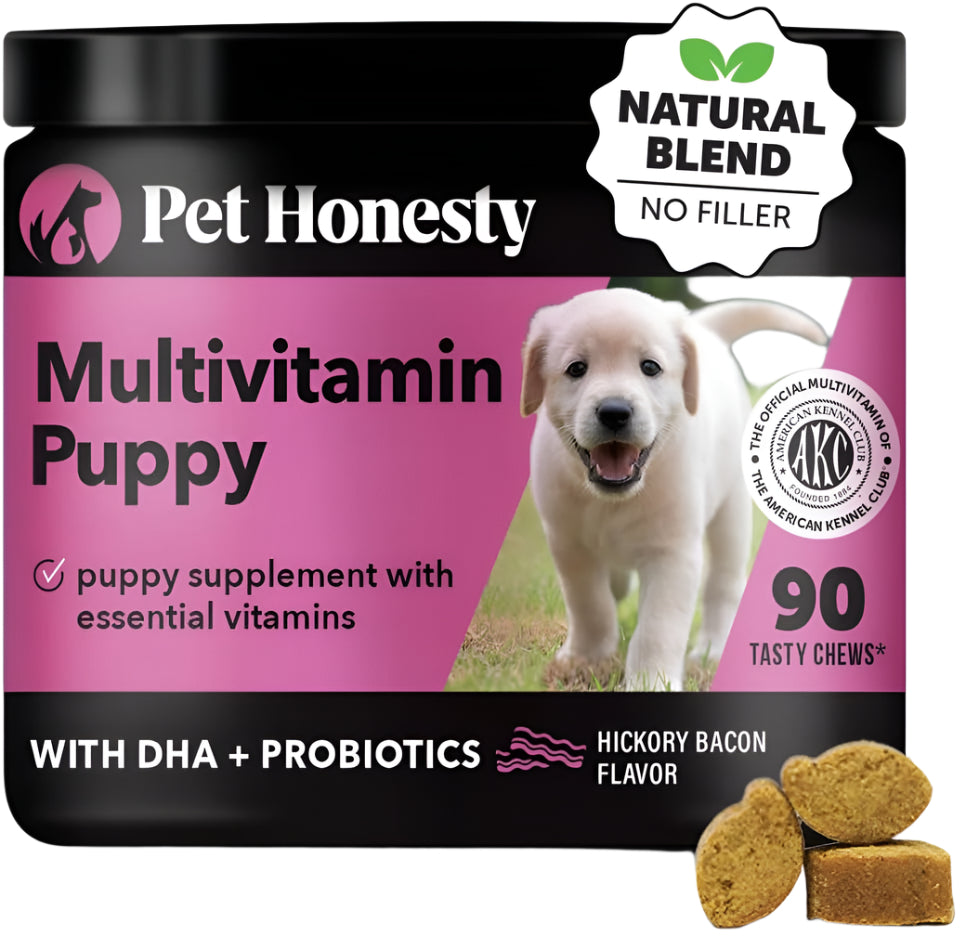 Pet Honesty Multivitamin Puppy Chews - Bacon Flavor - 6.35 oz.