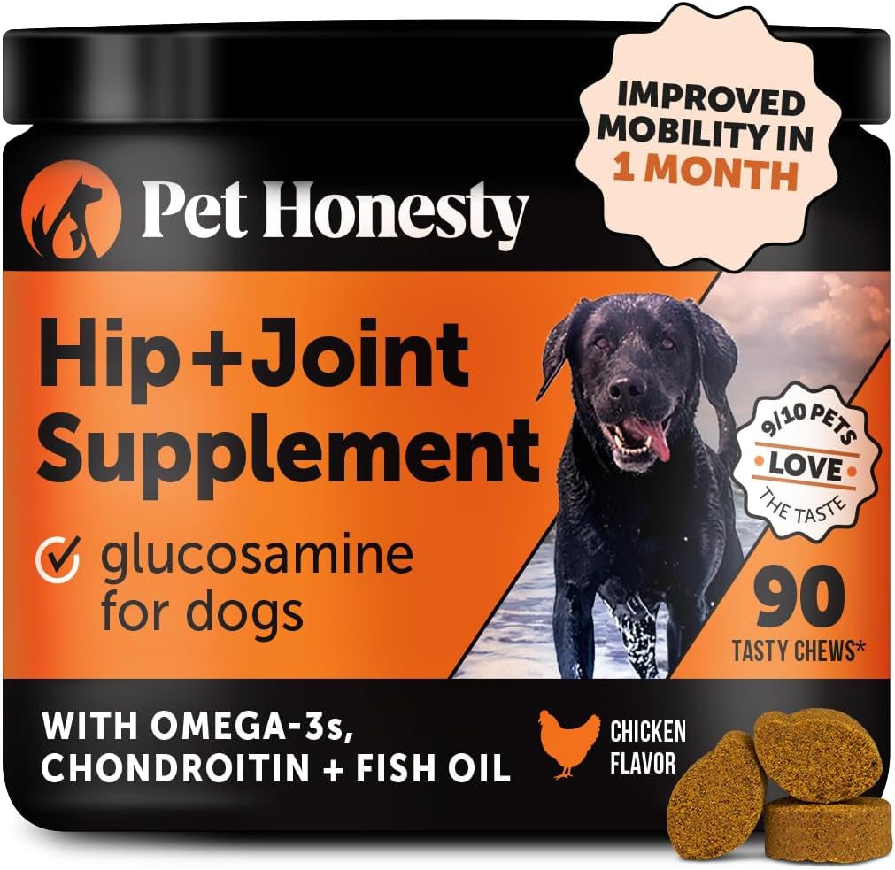 Pet Honesty Hip & Joint Health Chews For Dogs - Chicken Flavor - 9.5 oz.