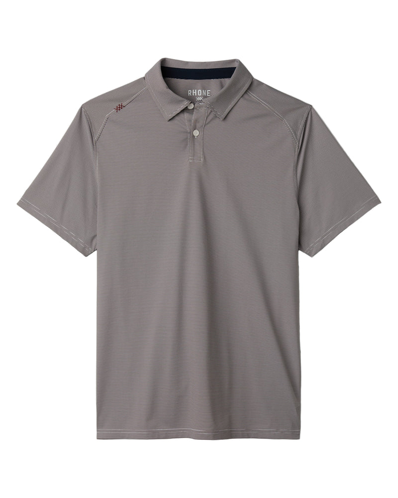 Rhone Mens Commuter Slim Fit Short Sleeve Polo Shirt