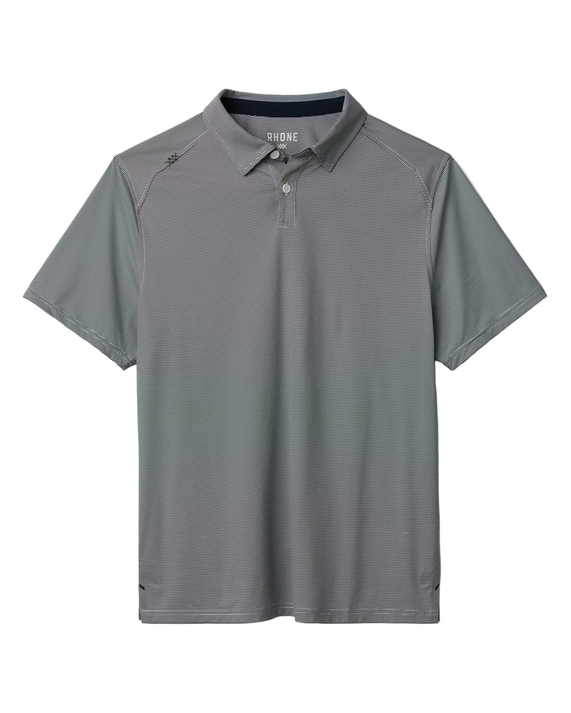 Rhone Mens Commuter Slim Fit Short Sleeve Polo Shirt