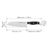 JA Henckels Statement 7" Hollow Edge Santoku Knife
