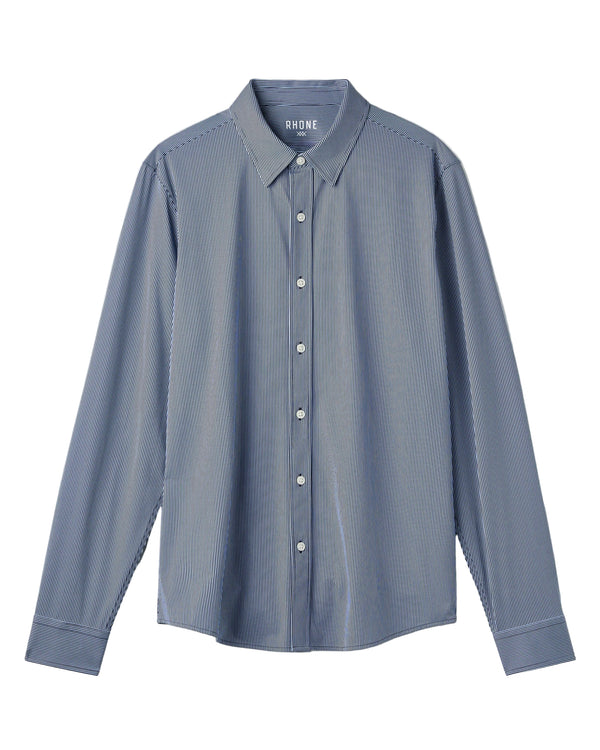 Rhone Mens Commuter Slim Fit Long Sleeve Shirt