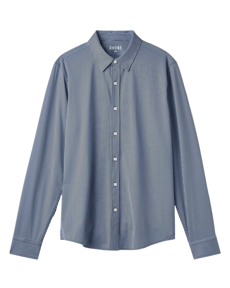 Rhone Mens Commuter Slim Fit Long Sleeve Shirt