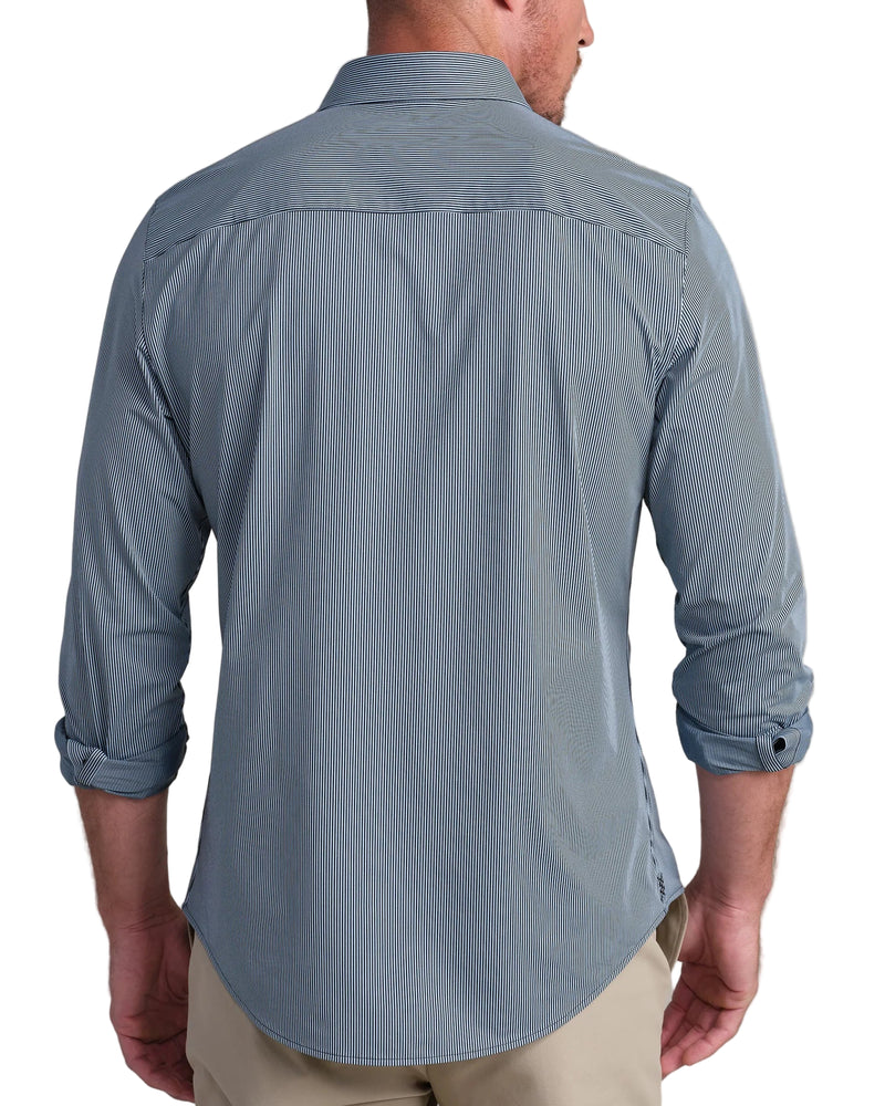 Rhone Mens Commuter Slim Fit Long Sleeve Shirt