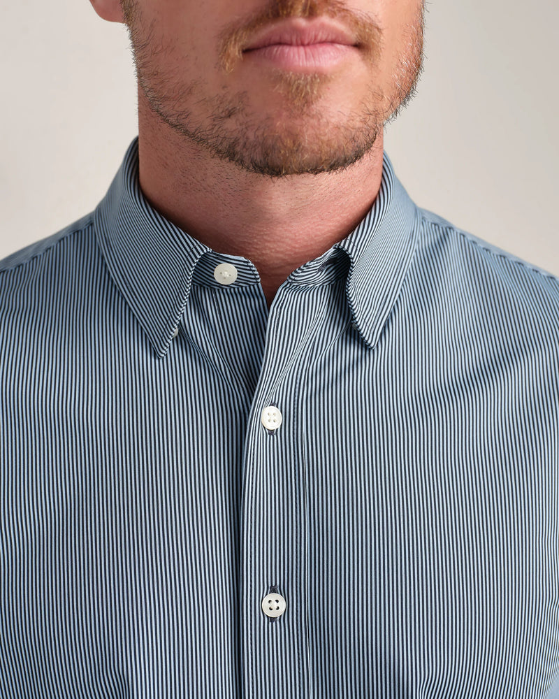 Rhone Mens Commuter Slim Fit Long Sleeve Shirt