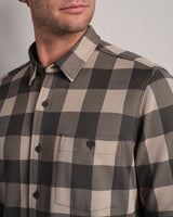 Rhone Mens Hardy Flannel Long Sleeve Shirt