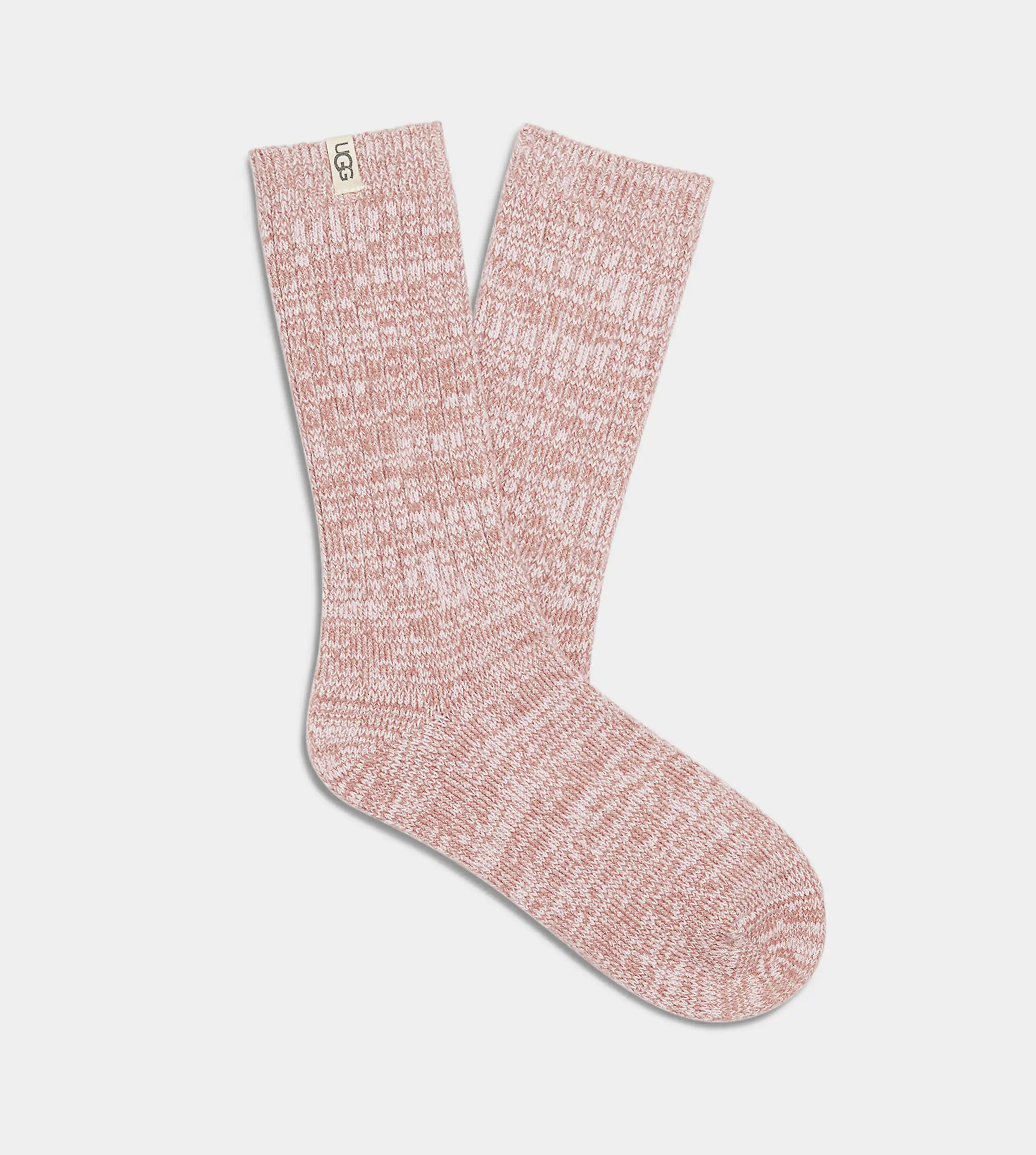 UGG Womens Rib Knit Slouchy Crew Socks