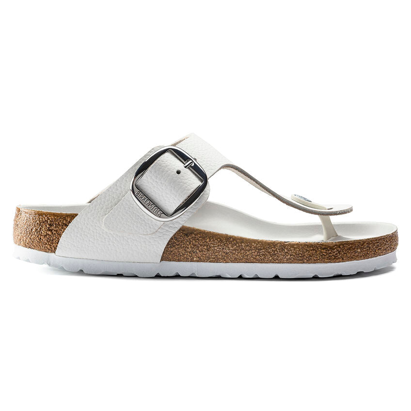 Birkenstock Womens Gizeh Big Buckle Leather Sandals - Regular/Wide