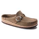 Birkenstock Womens Buckley Suede Leather Clogs - Regular/Wide