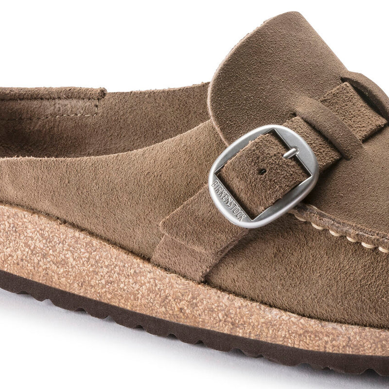 Birkenstock Womens Buckley Suede Leather Clogs - Regular/Wide