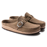 Birkenstock Womens Buckley Suede Leather Clogs - Regular/Wide