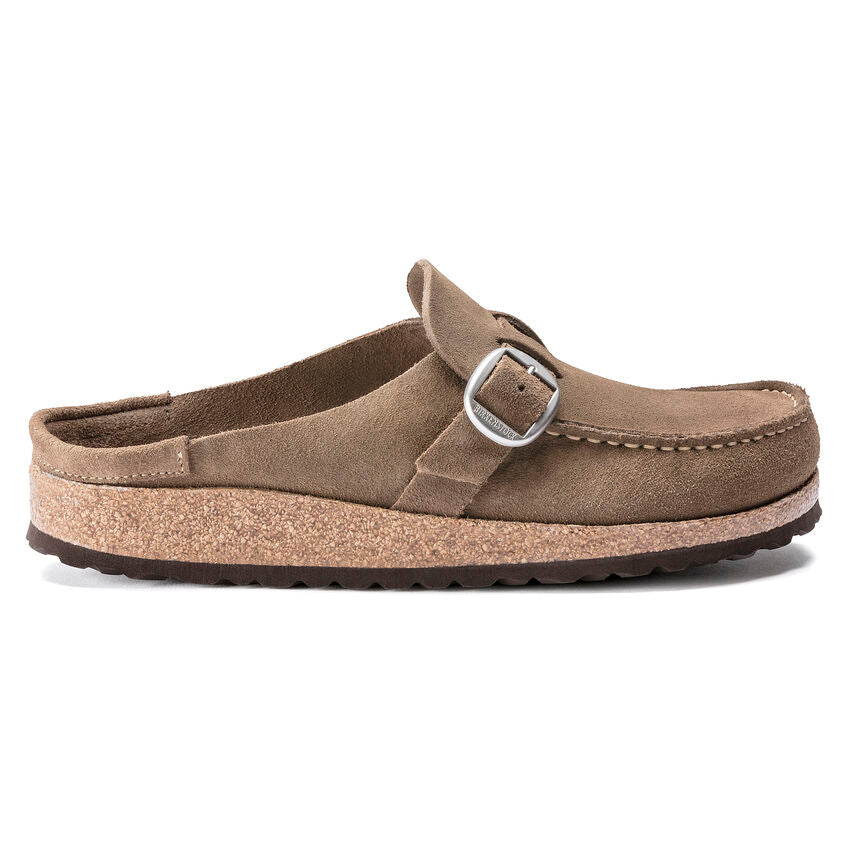 Birkenstock Womens Buckley Suede Leather Clogs - Regular/Wide