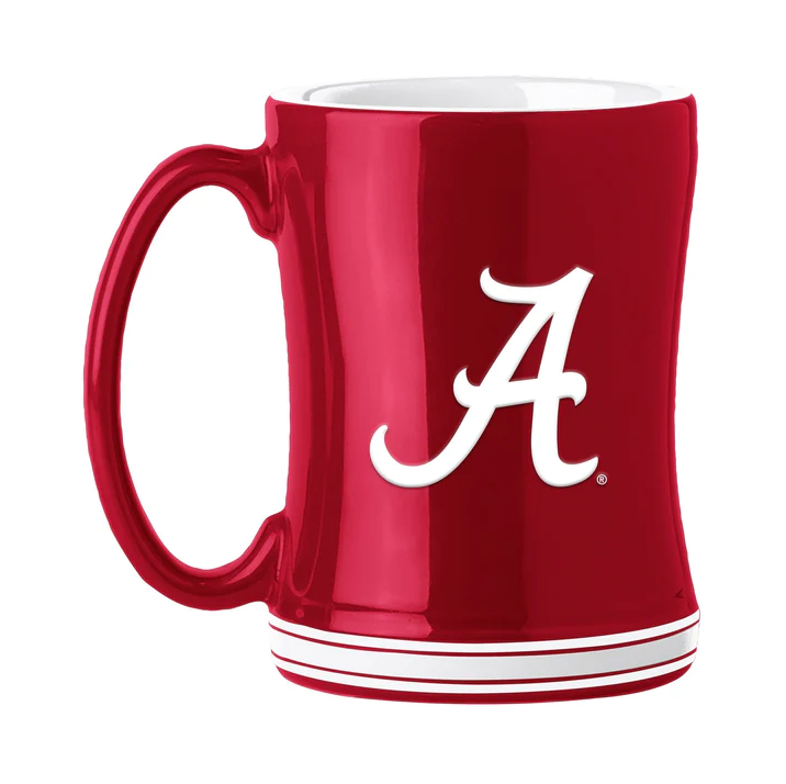 Logo Brands Alabama Crimson Tide Relief Mug - 14 oz.
