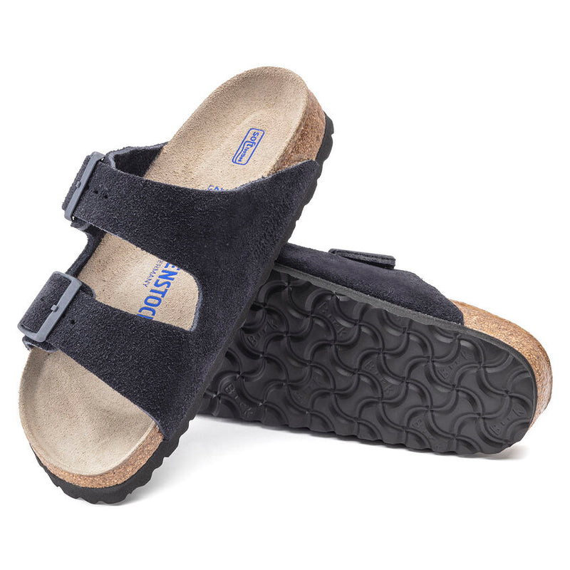 Birkenstock Arizona Soft Footbed Suede Sandals - Regular/Wide