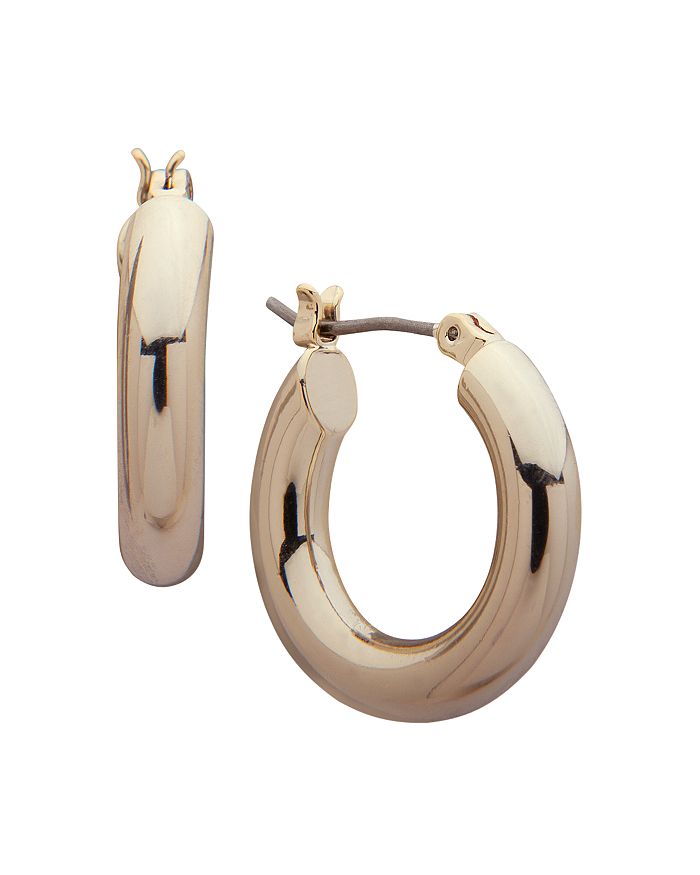 Lauren Ralph Lauren Small Gold Oval Hoop Earrings