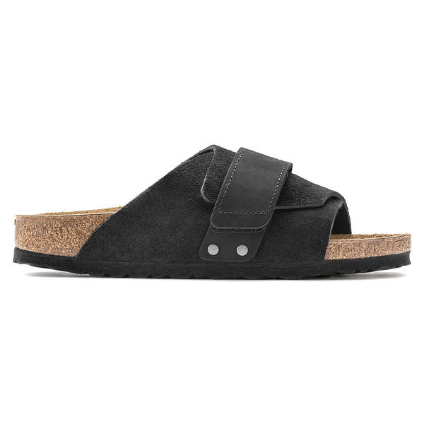 Birkenstock Kyoto Narrow Nubuck Suede Leather Sandals - Regular/Wide