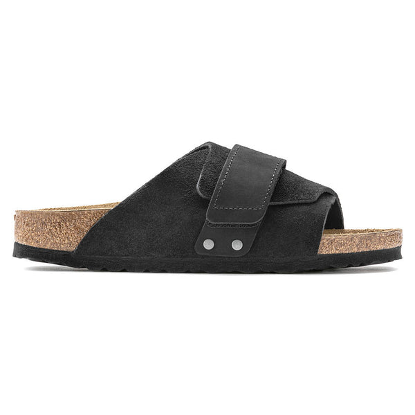 Birkenstock Kyoto Nubuck Suede Leather Sandals - Regular/Wide