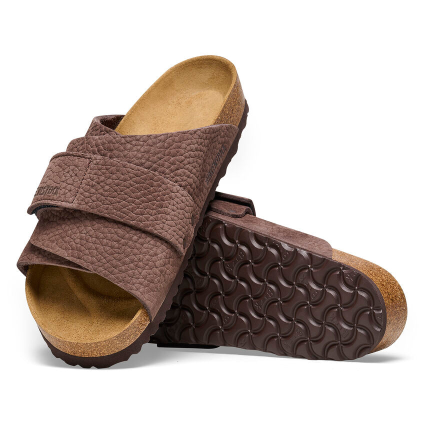 Birkenstock Kyoto Nubuck Leather Sandals - Regular/Wide