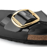 Birkenstock Womens Madrid Big Buckle Natural Leather Sandal - Medium/Narrow