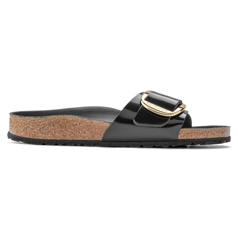 Birkenstock Womens Madrid Big Buckle Natural Leather Sandal - Medium/Narrow
