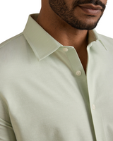 Rhone Mens Brezza Linen-Blend Short Sleeve Shirt